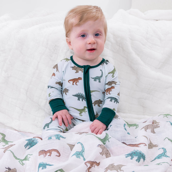 Have A T-rexcellent Day Zipper One Piece Pajama