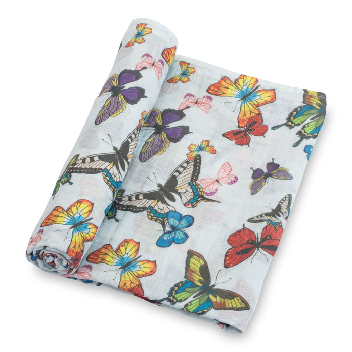 Butterfly Away Swaddle Blanket