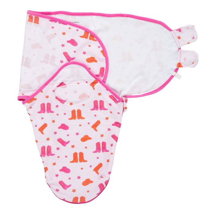 Life is Better in Pink Boots Swaddle Sack