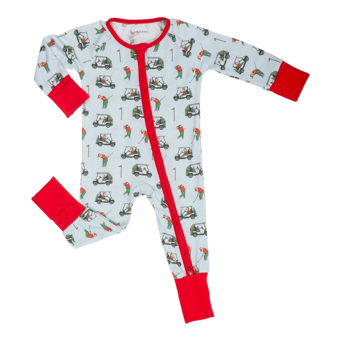 Ho Ho Hole In One Zipper One Piece Pajama