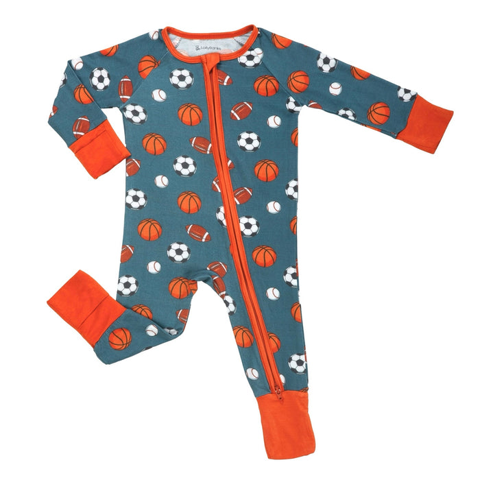Get Up, It's Gameday Zipper One Piece Pajama
