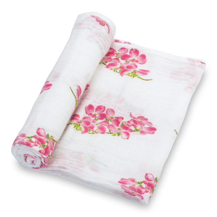 Dogwoods In Bloom Swaddle Blanket