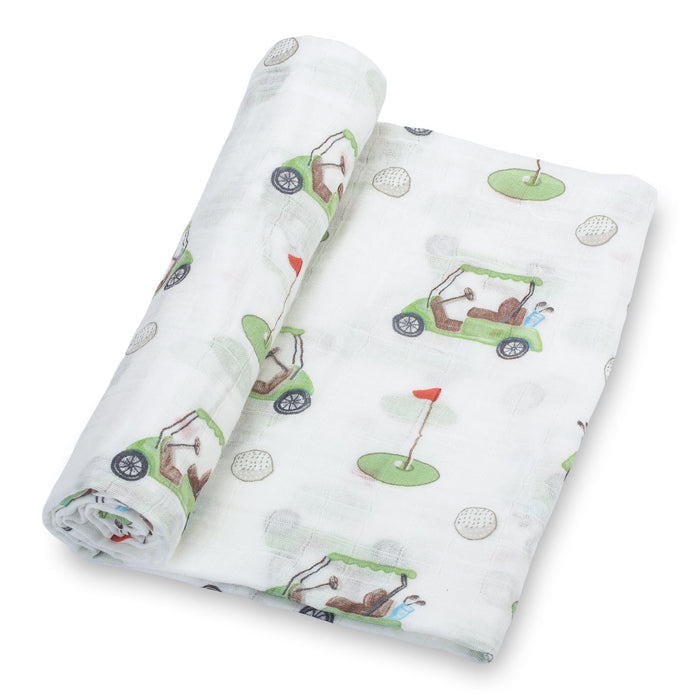 Golf A Round Swaddle Blanket