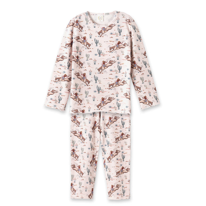 Prairie Princess Girl's Western Bamboo Pajama Set - Nature Baby Outfitter