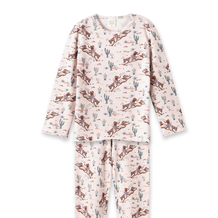 Prairie Princess Girl's Western Bamboo Pajama Set - Nature Baby Outfitter