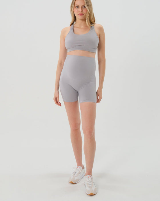 AXK CORE Maternity Bike Short - Brown - Nature Baby Outfitter