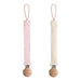 Linen Pacifier Clip 2-Pack - Nature Baby Outfitter