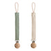 Linen Pacifier Clip 2-Pack - Nature Baby Outfitter