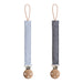 Linen Pacifier Clip 2-Pack - Nature Baby Outfitter
