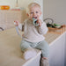 Linen Pacifier Clip 2-Pack - Nature Baby Outfitter