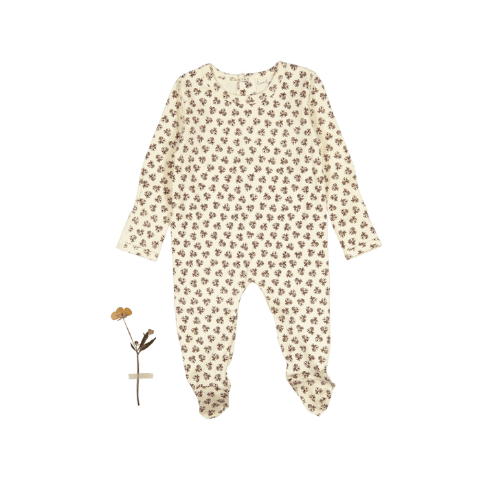 The Printed Romper -  Neutral Floral
