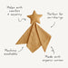 Star Lovey Blanket - Nature Baby Outfitter