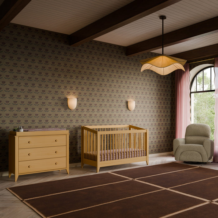 Babyletto Sprout 4-in-1 Convertible Crib with Toddler Bed Conversion Kit