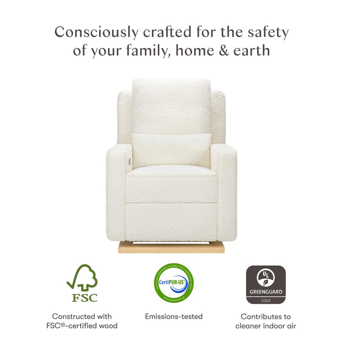 Babyletto Sigi Electronic Recliner and Glider with USB Port