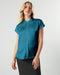 Short Sleeve Satin Maternity Shell Top with Concealed Nursing Zip - Nature Baby Outfitter