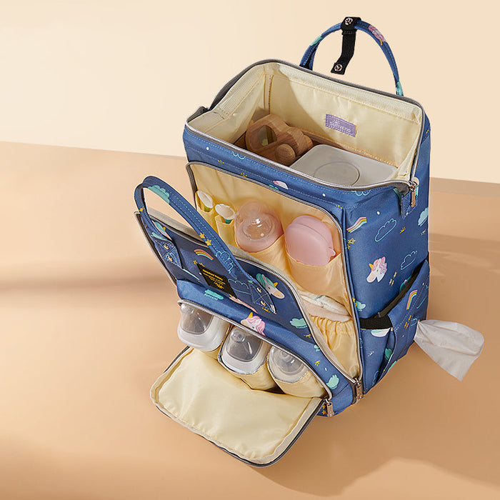 Open-Wide Diaper Backpack