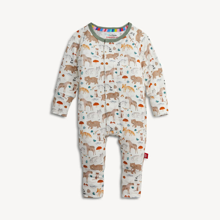 Wonderful Wildlife Magnetic Modal Convertible Sleeper/Romper