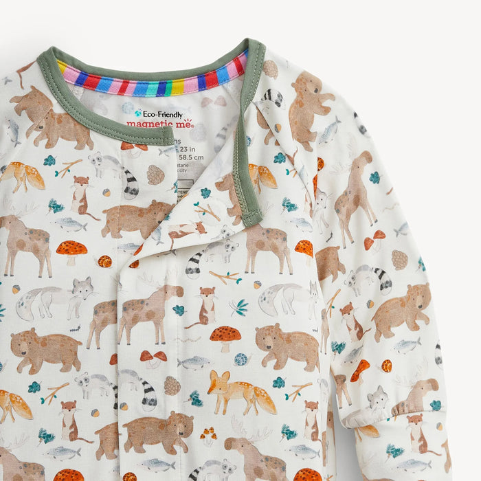 Wonderful Wildlife Magnetic Modal Convertible Sleeper/Romper