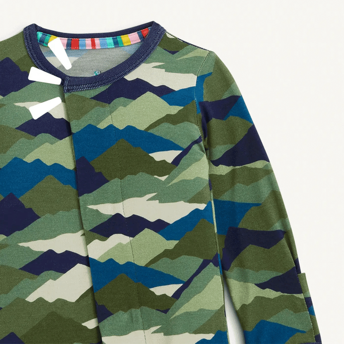 Camo Peaks Magnetic Modal Convertible Sleeper/Romper