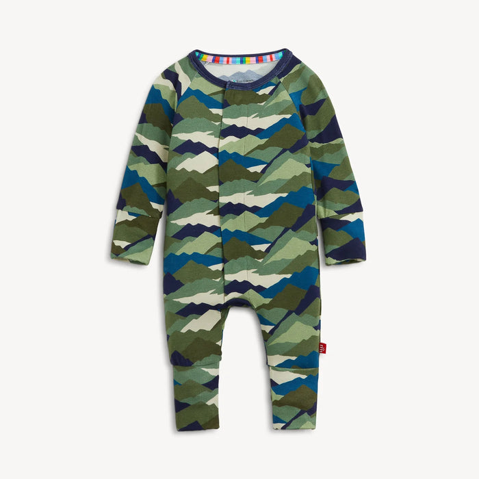 Camo Peaks Magnetic Modal Convertible Sleeper/Romper
