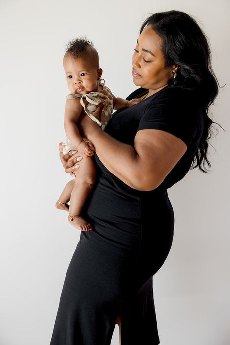 Everyday Breastfeeding Dress - Heather Gray - Nature Baby Outfitter