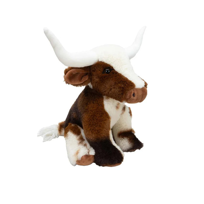 Mini Cream/Brown Texas Cow (with Gift Box)
