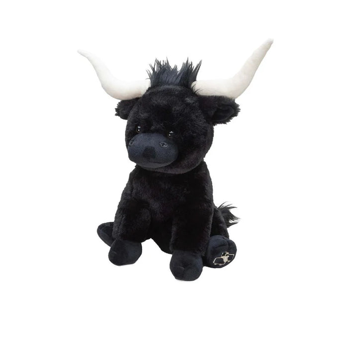 Black Longhorn Cow - Large