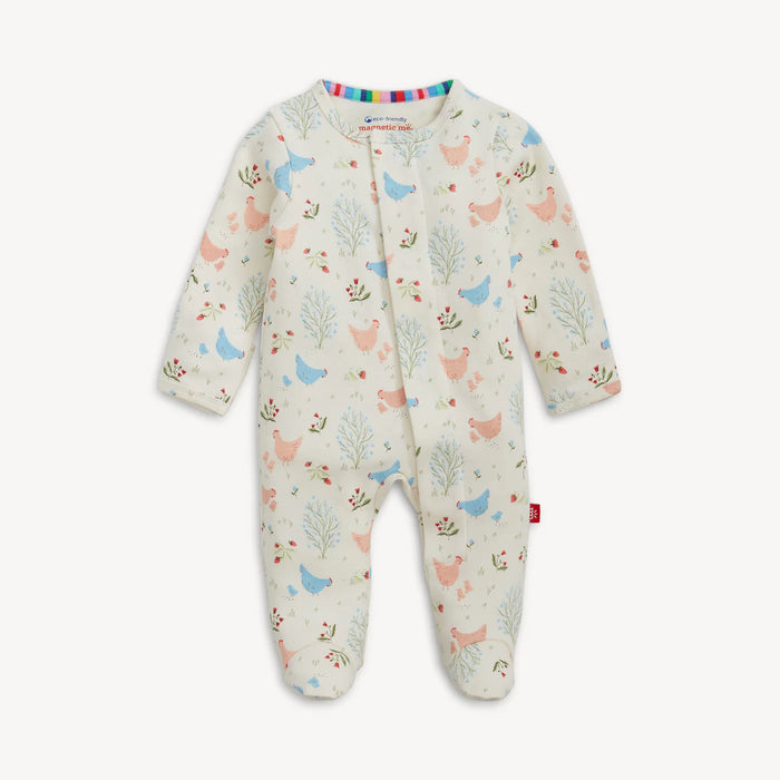 Chicken Tender Organic Cotton Footie Pajamas