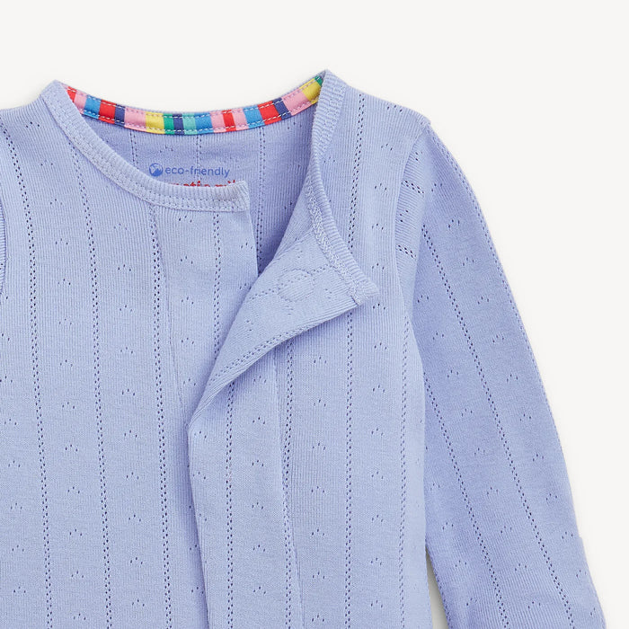 Wisteria Pointelle Footie Pajamas