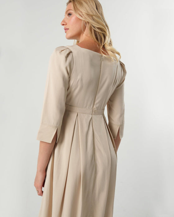 Sarah Empire Maternity & Nursing Dress in TENCEL (Regular & Petite) - Nature Baby Outfitter