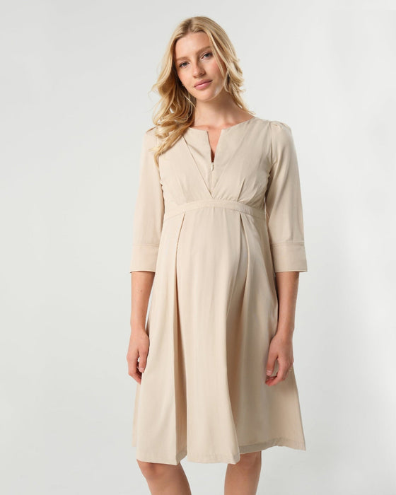 Sarah Empire Maternity & Nursing Dress in TENCEL (Regular & Petite) - Nature Baby Outfitter