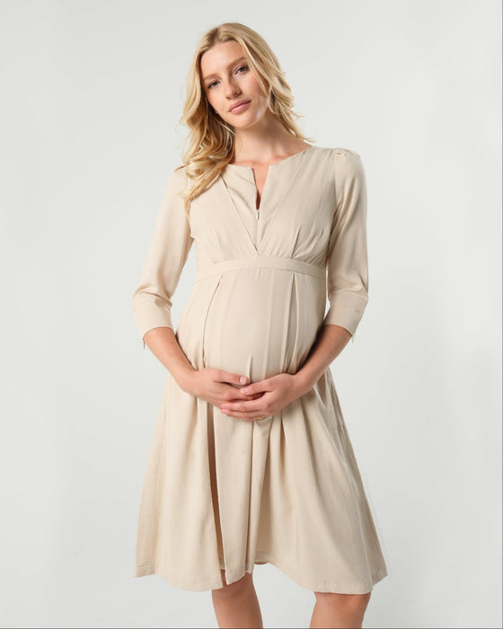 Sarah Empire Maternity & Nursing Dress in TENCEL (Regular & Petite) - Nature Baby Outfitter