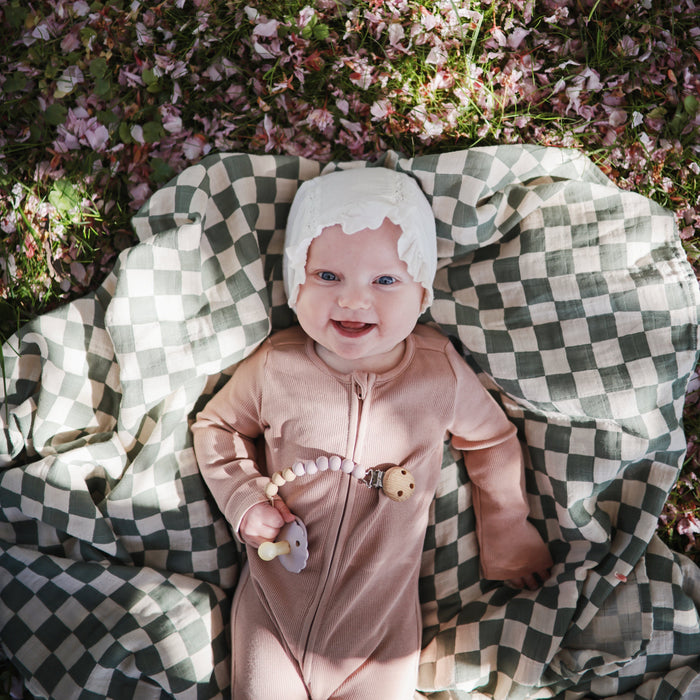 Organic Cotton Muslin Swaddle Blanket - Nature Baby Outfitter