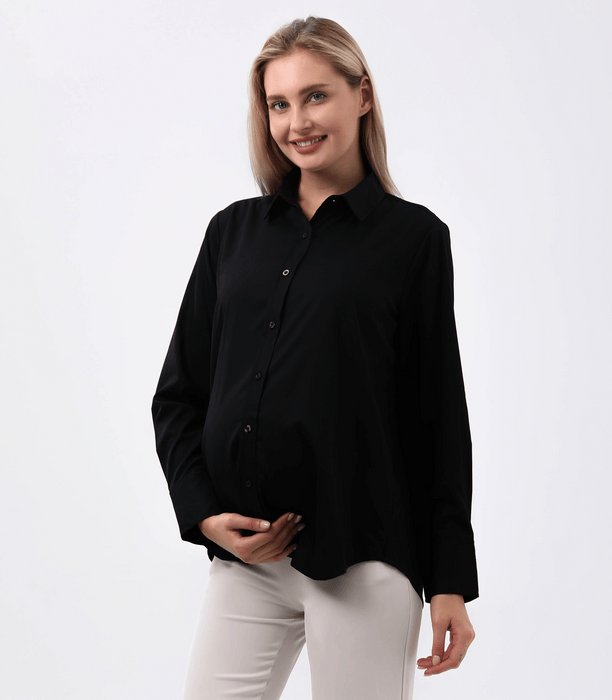 Classic Button Down Maternity Shirt - Nature Baby Outfitter