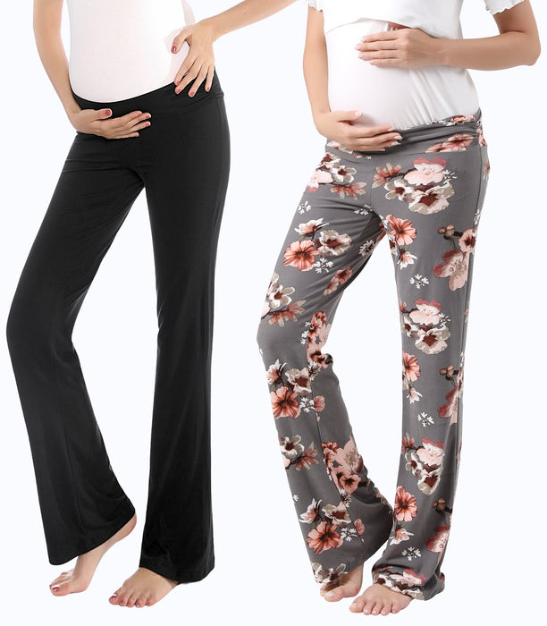 Below Bump Maternity Postpartum Pajama Pants (2 Pack) - Nature Baby Outfitter