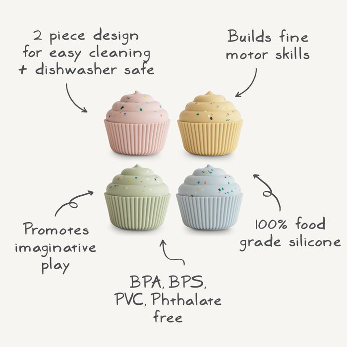 Mix and Match Cupcake Toy - Nature Baby Outfitter