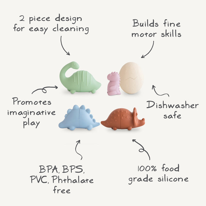 Dino Mold Free Bath Play Set - Nature Baby Outfitter