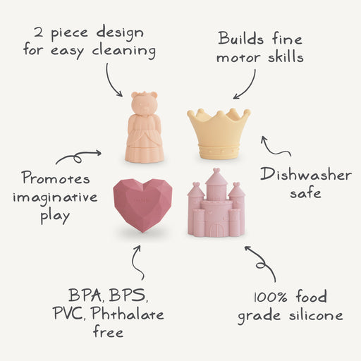 Princess Mold Free Bath Play Set - Nature Baby Outfitter