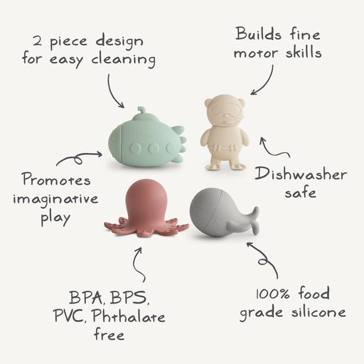 Sealife Mold Free Bath Play Set - Nature Baby Outfitter