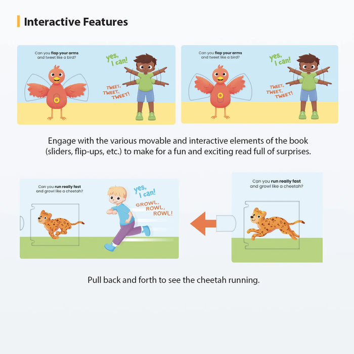 Move Like Me! - Interactive Act! Board Book