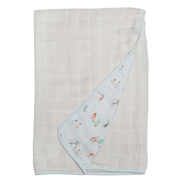 Ice Hockey Muslin Quilt