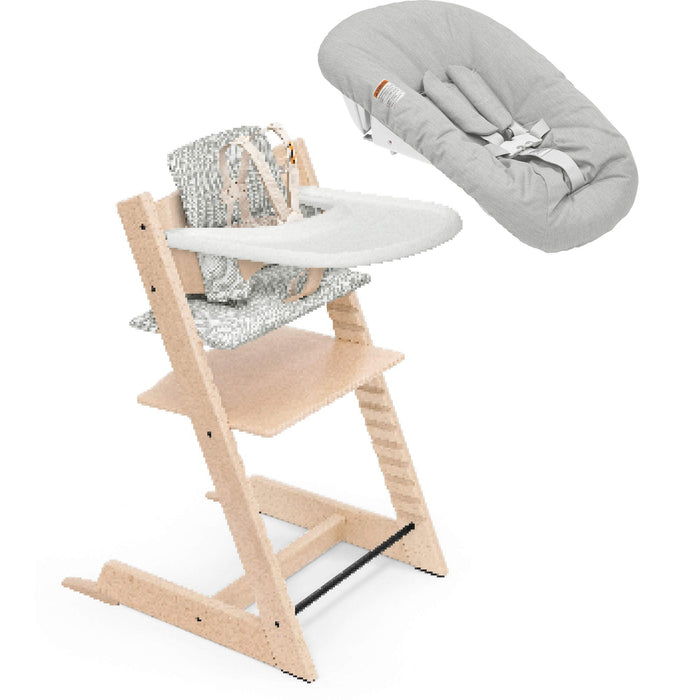 Stokke Tripp Trapp High Chair² with Cushion, Tray and Newborn Set — Nature Baby Outfitter