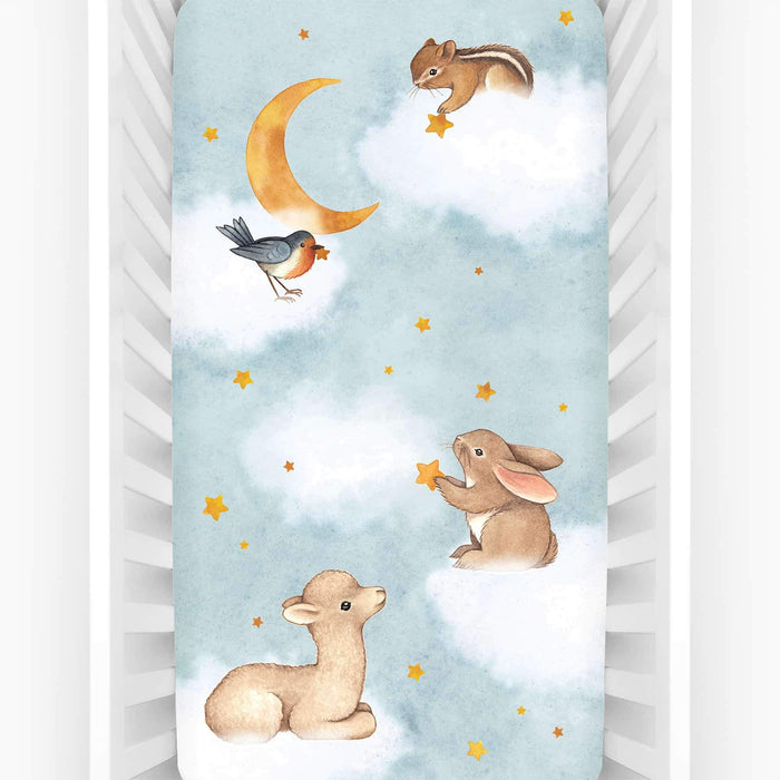 Goodnight Wonderland Standard Size Crib Sheet - Nature Baby Outfitter