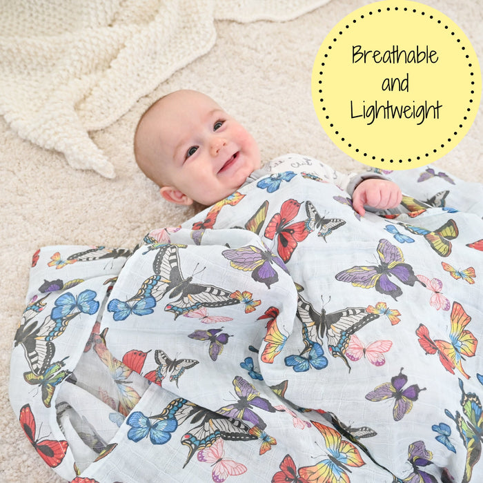 Butterfly Away Swaddle Blanket