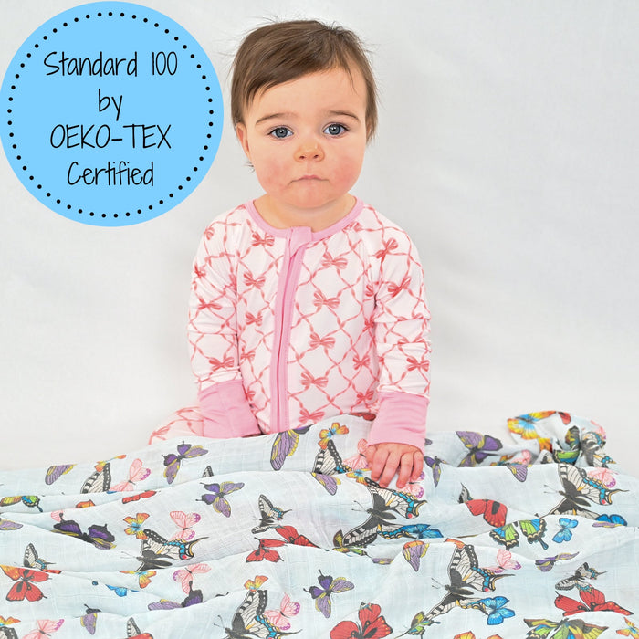 Butterfly Away Swaddle Blanket