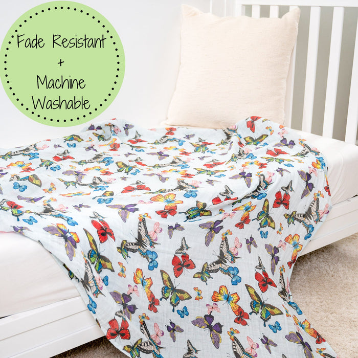 Butterfly Away Swaddle Blanket