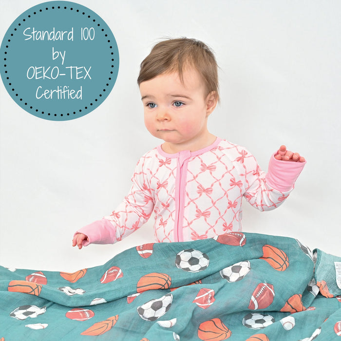 Get Up, It's Gameday Swaddle Blanket