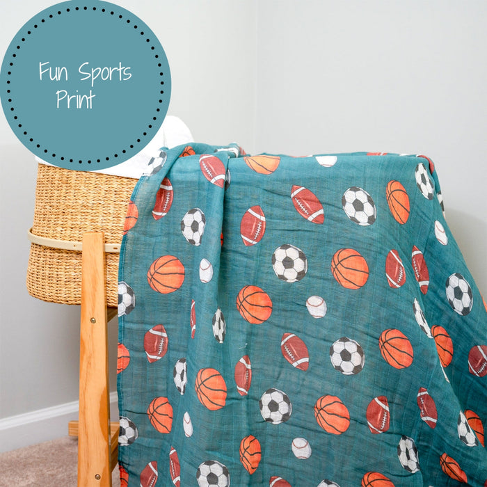 Get Up, It's Gameday Swaddle Blanket