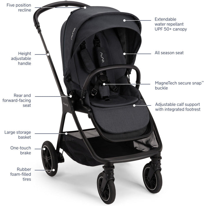 Nuna TRIV Next Stroller + PIPA Urbn Travel System