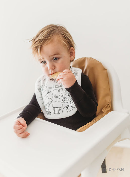 The Very Hungry Caterpillar 'Snacks' Organic 2-Layer Reversible Bib